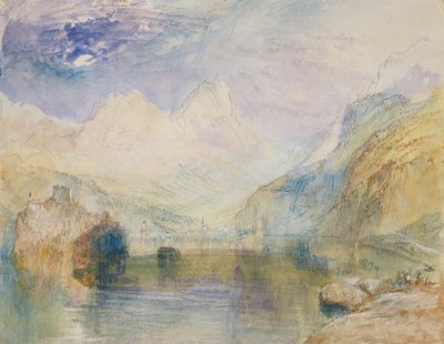 Il Lauerzersee con Schwyz e i Mythen da Joseph Mallord William Turner